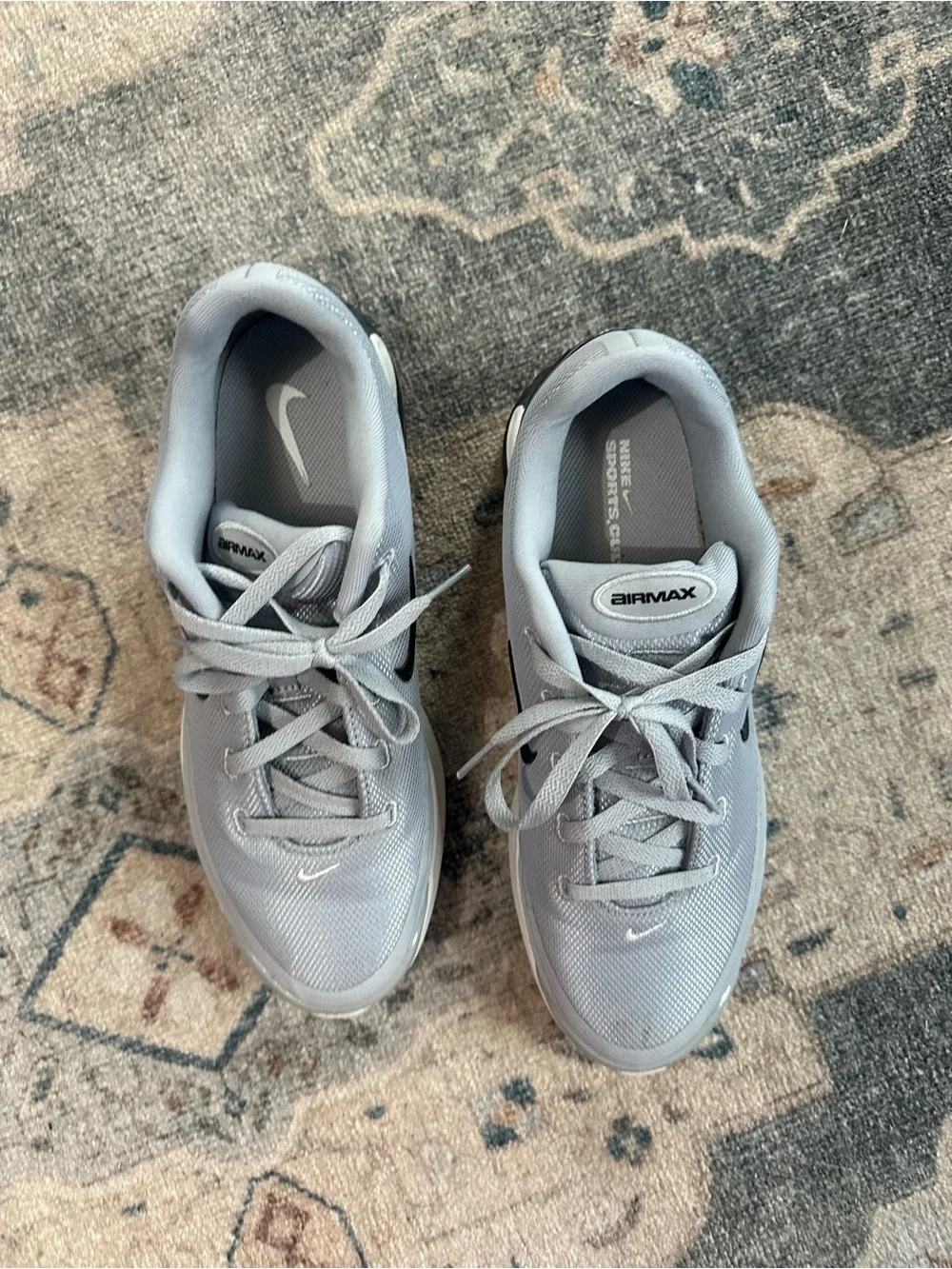 Men's Grey Nike AIR MAX with Black Accents